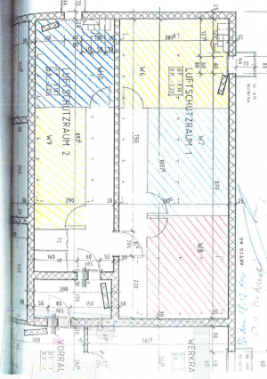 Grundriss Kellerabteil